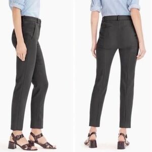 J Crew H6573 High Rise Cameron Trouser Pant Size 4 Gray